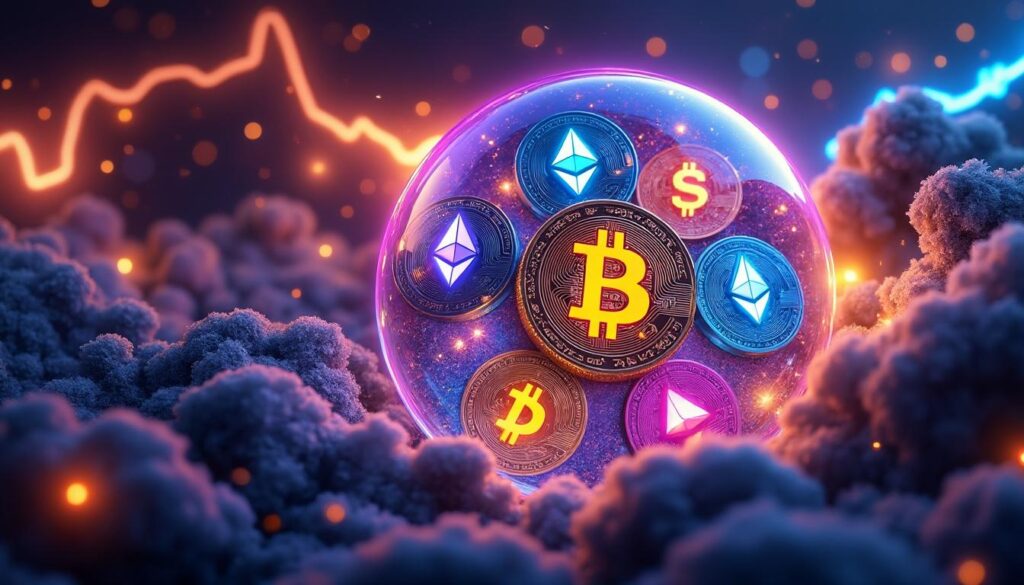 découvrez les enjeux de la bulle crypto : analyse des risques et des opportunités actuels pour mieux investir dans les monnaies numériques.