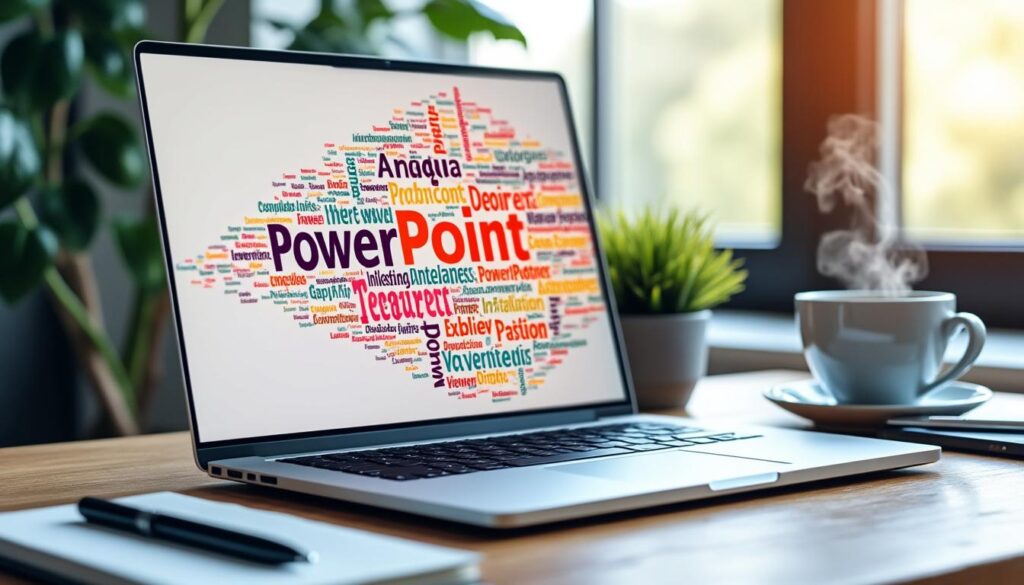 découvrez comment créer un nuage de mots sur powerpoint facilement et rapidement grâce à notre guide étape par étape, idéal pour dynamiser vos présentations.