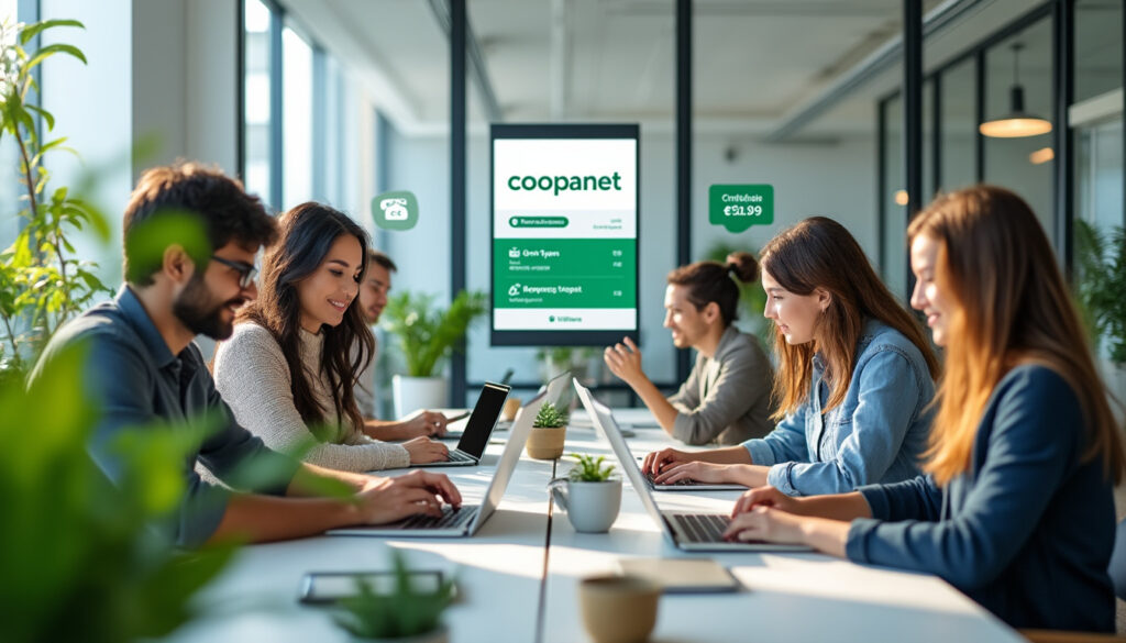 coopanet est une banque en ligne éthique dédiée aux entreprises et aux particuliers, offrant des services financiers responsables et transparents pour un avenir durable.